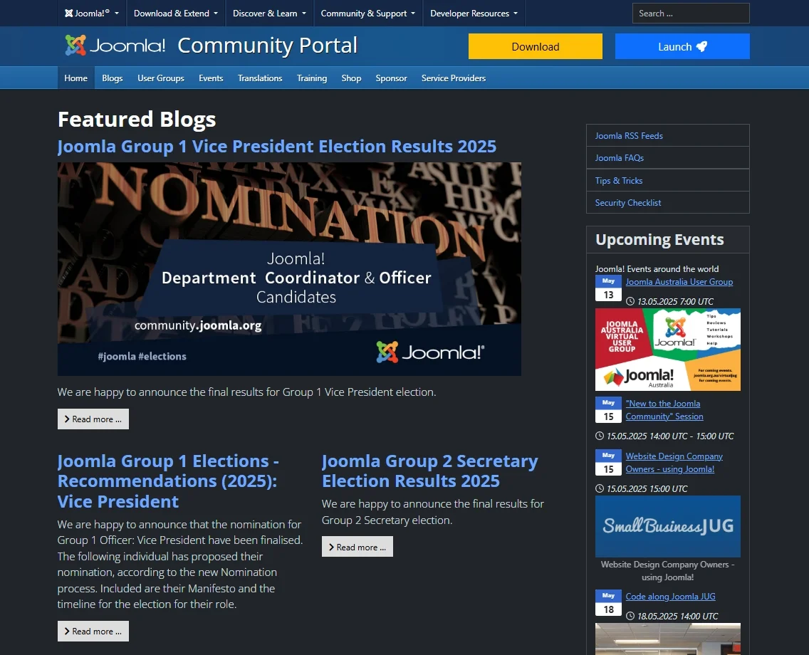 Joomla Community portal