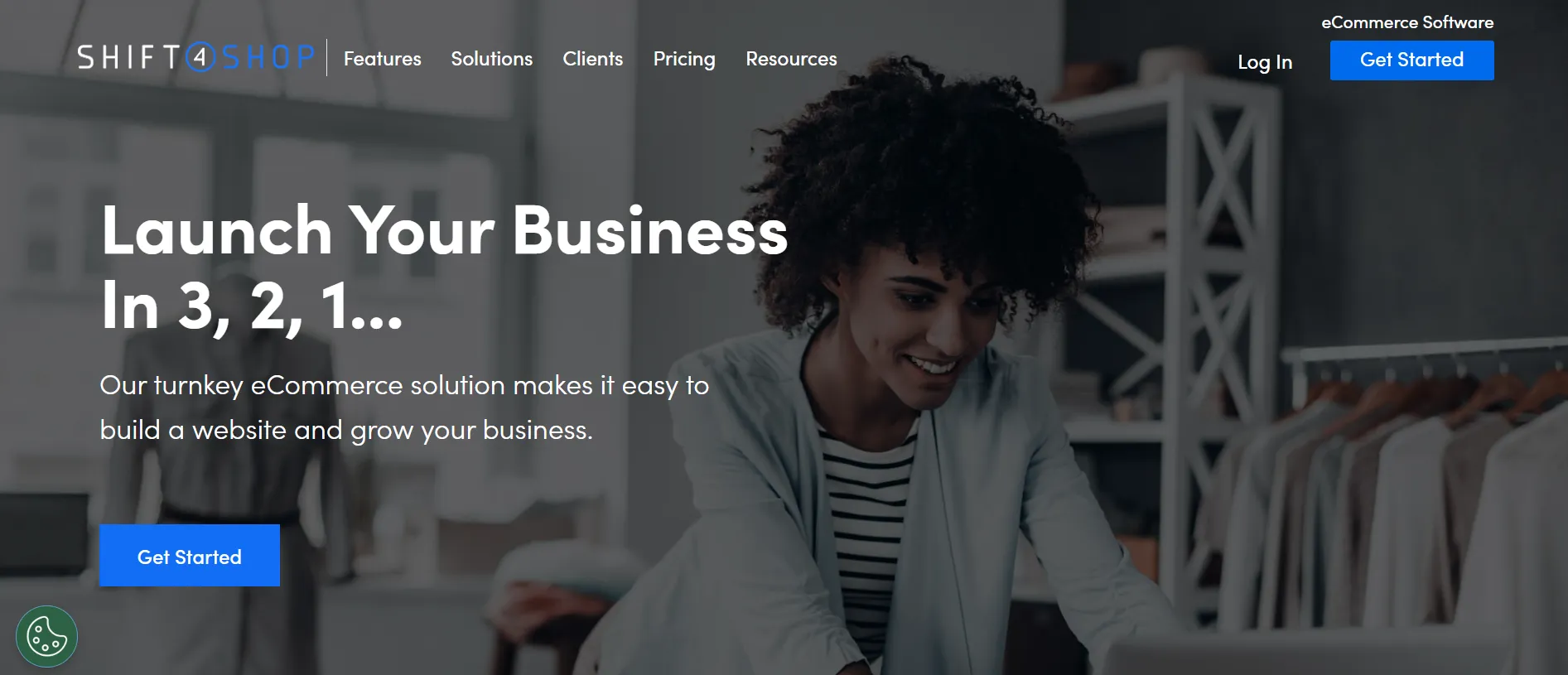 Shift4Shop homepage