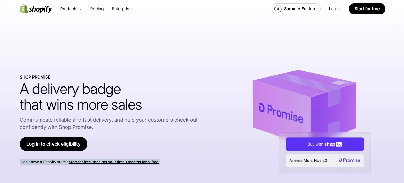 Shopify Shop Promise