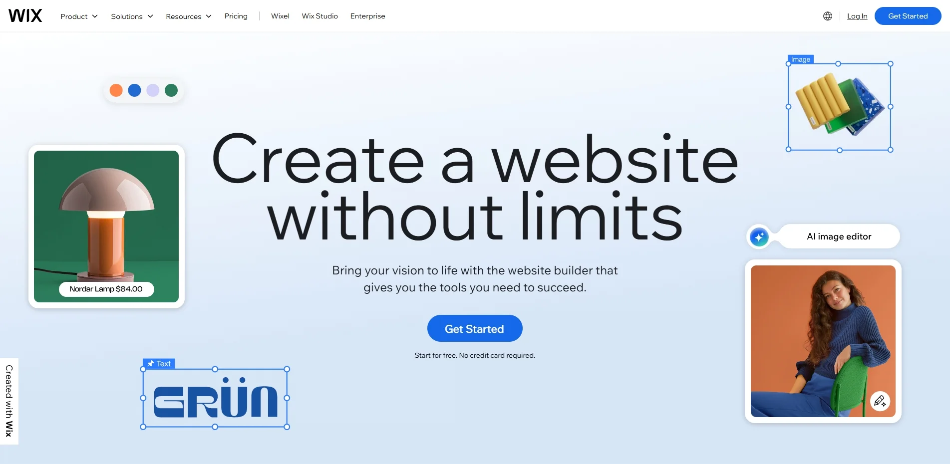 Wix website