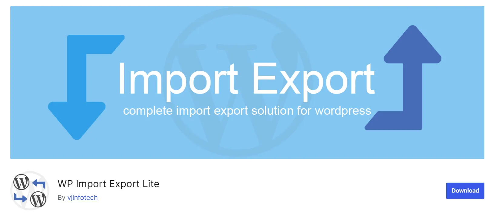 WP Import Export Lite
