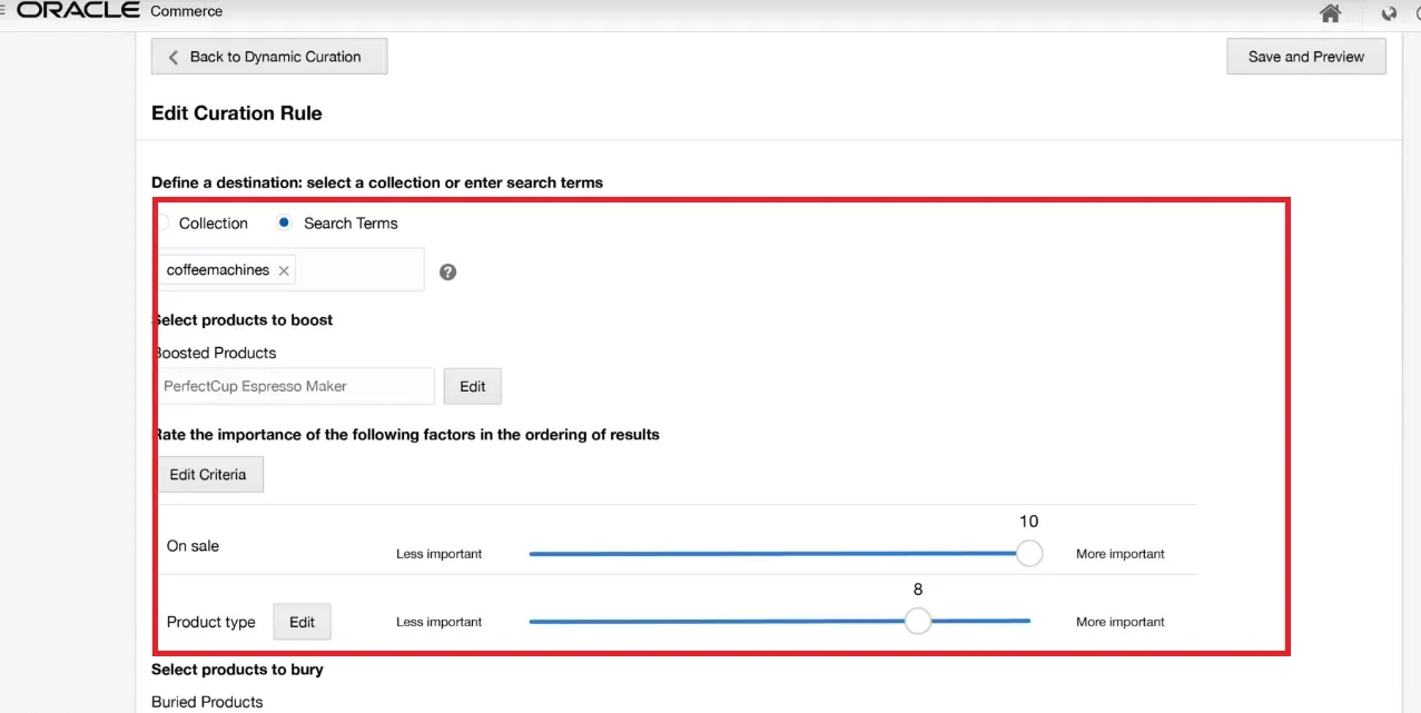 oracle-commerce-preset-options