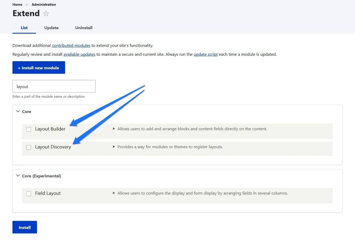 drupal-adjust-layouts