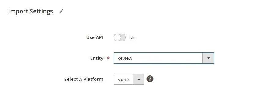 magento-review-import-setting