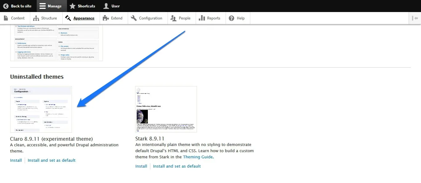 drupal-claro-themes