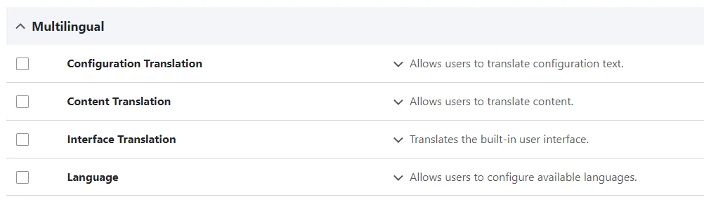 drupal-core-modules