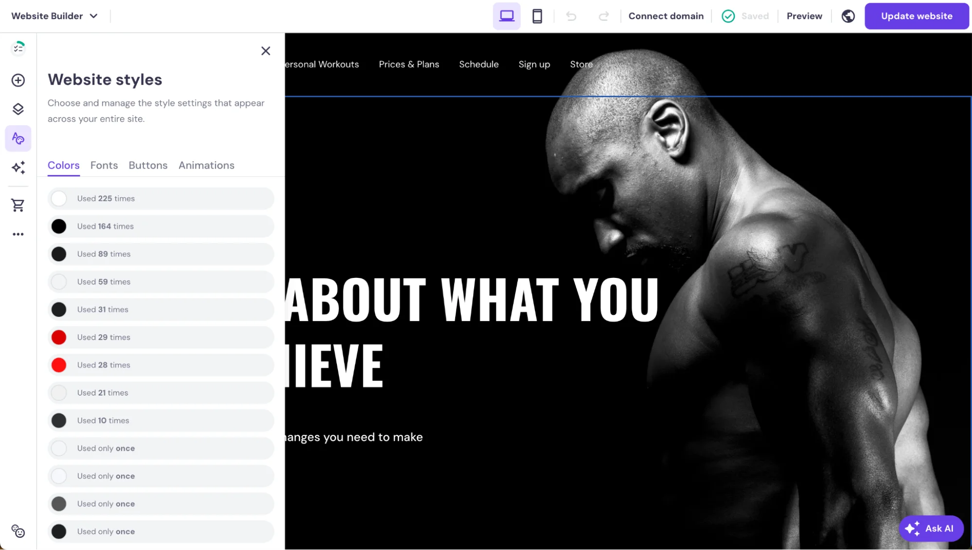 Hostinger design website