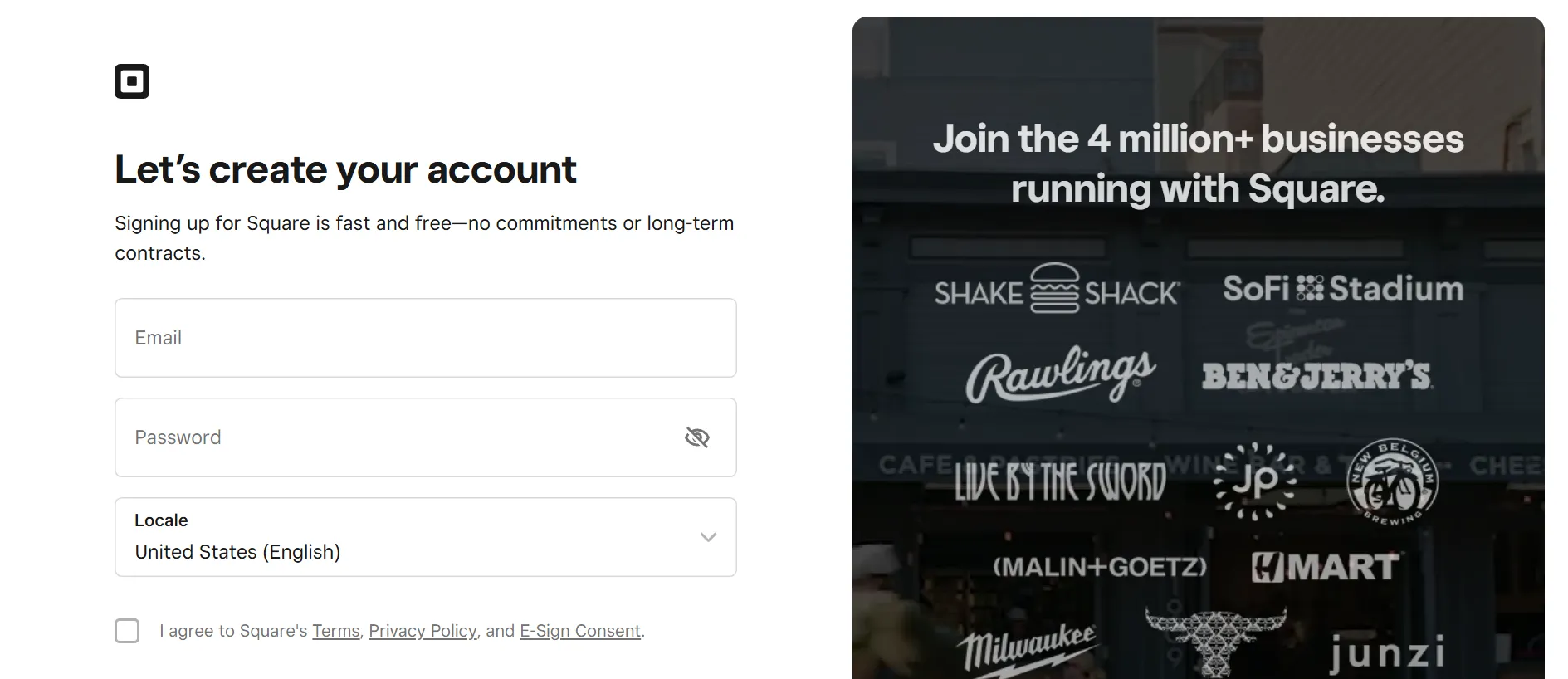 Weebly US users signup