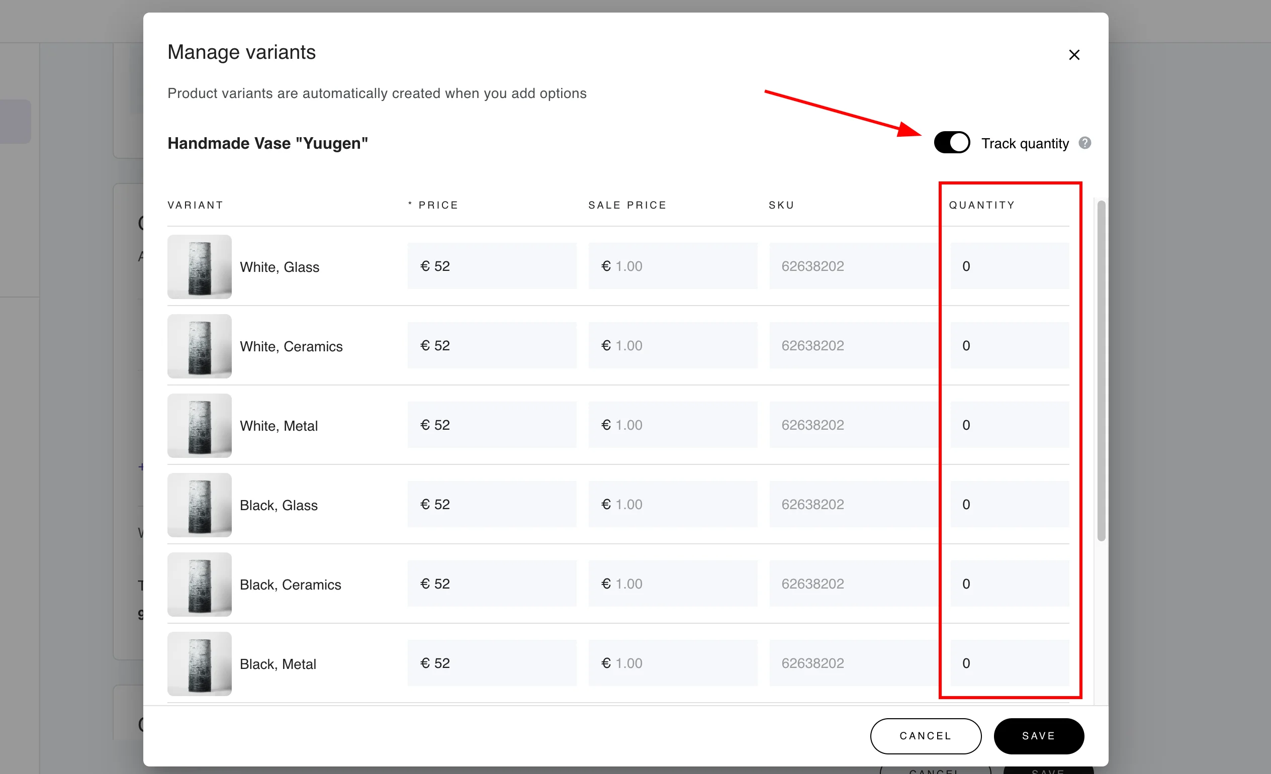Track product inventory on Hostinger