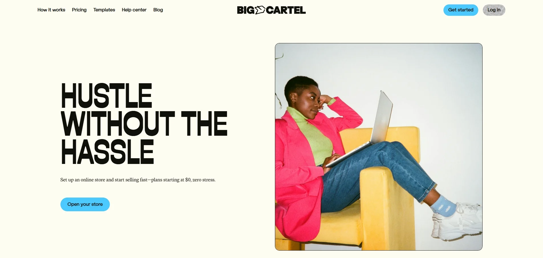 Big Cartel website
