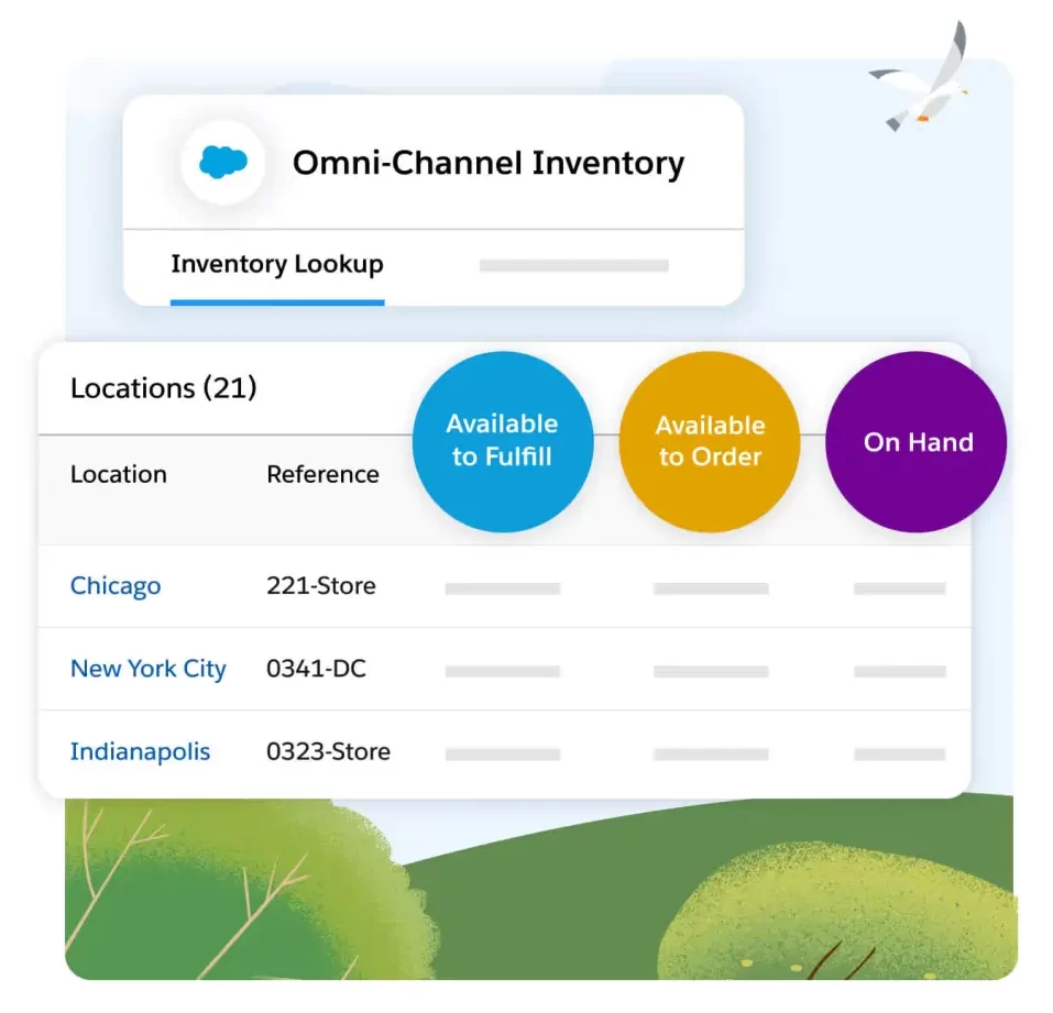 The real-time inventory visibility on Salesforce