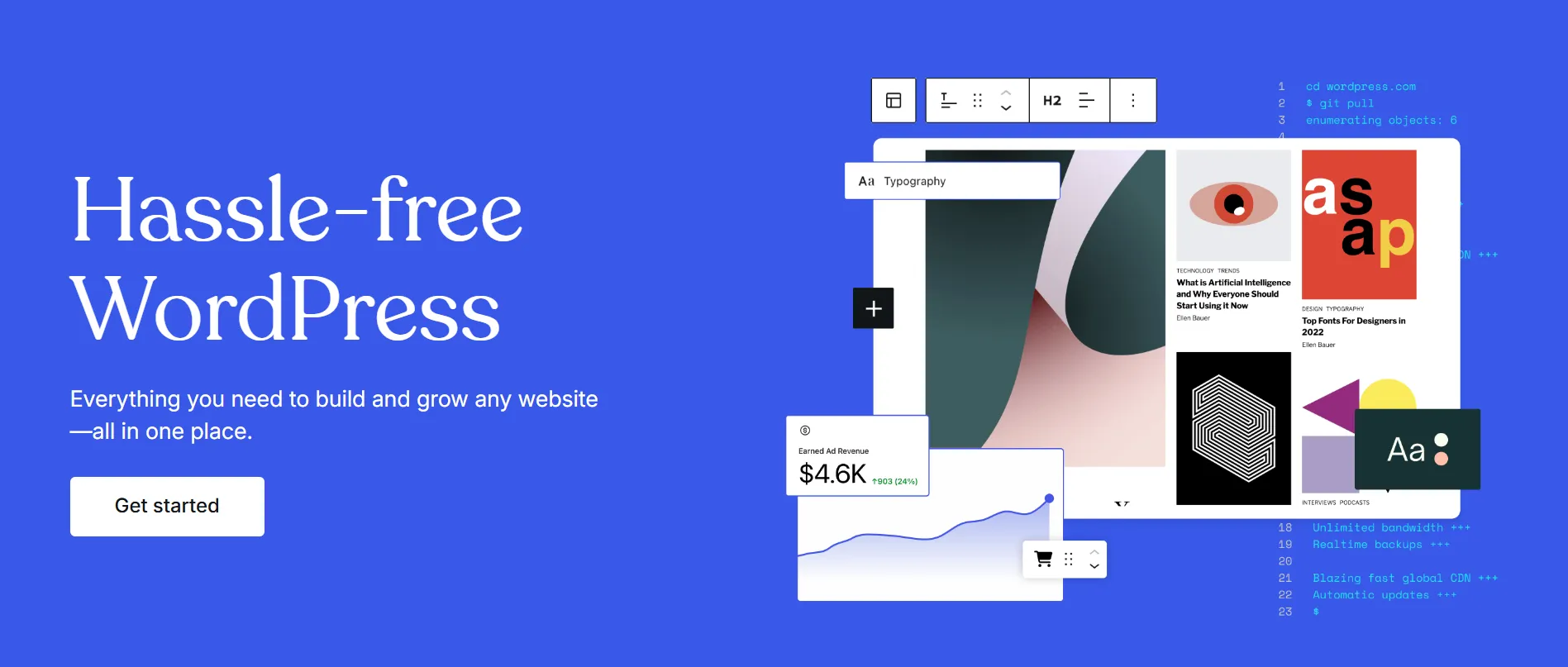 WordPress.com homepage