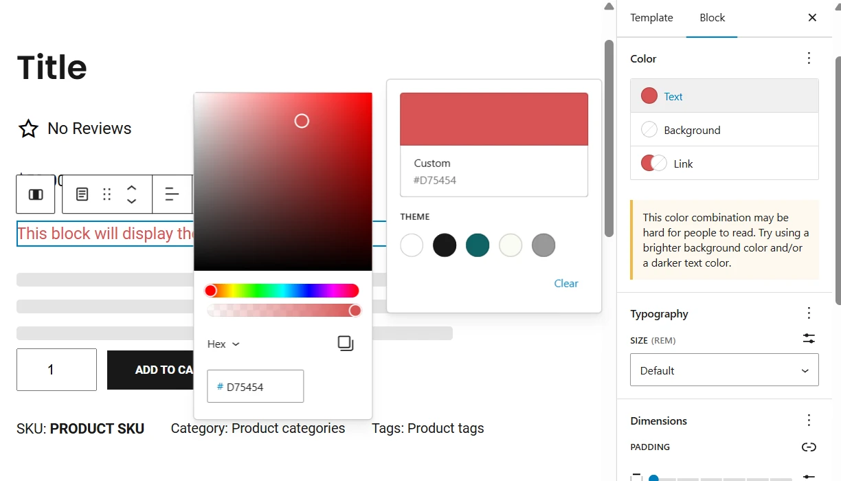Step 3.2: Change the color