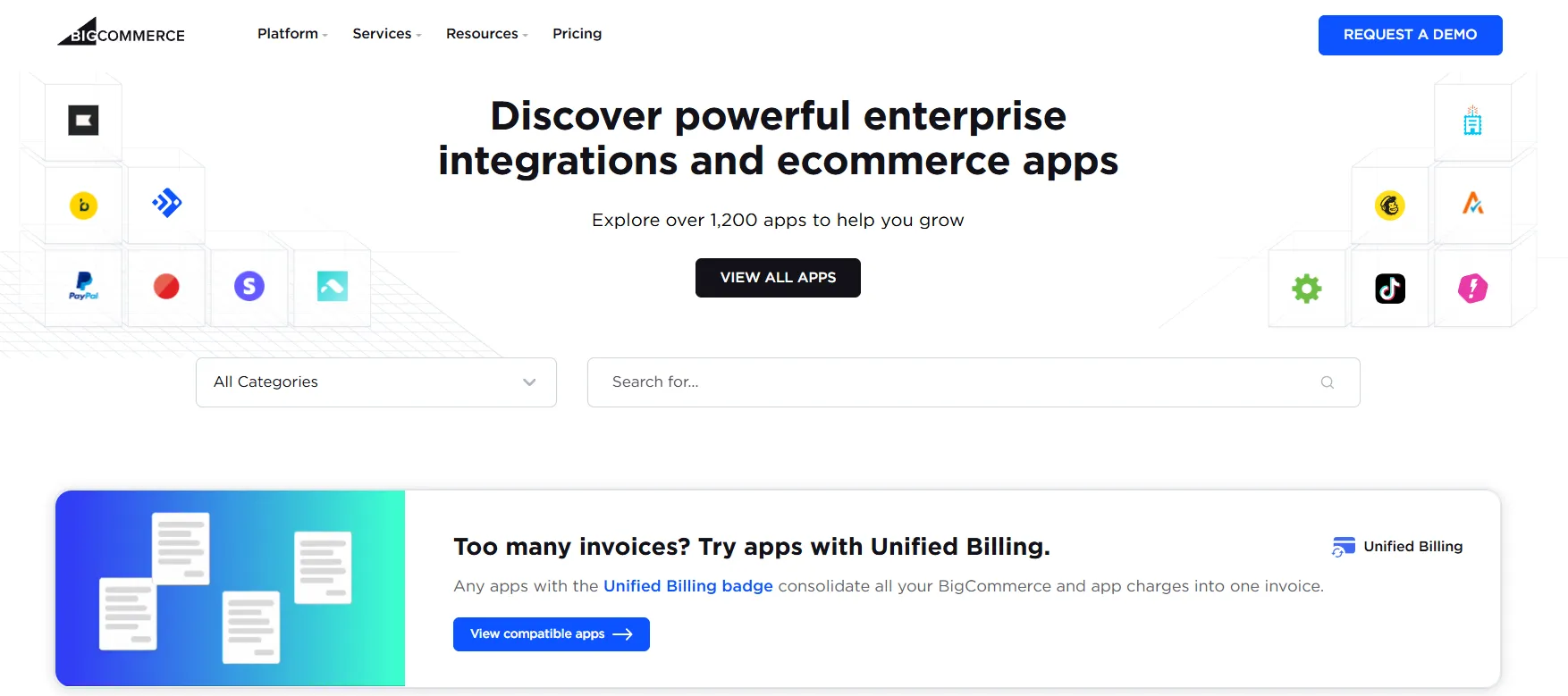 BigCommerce app store