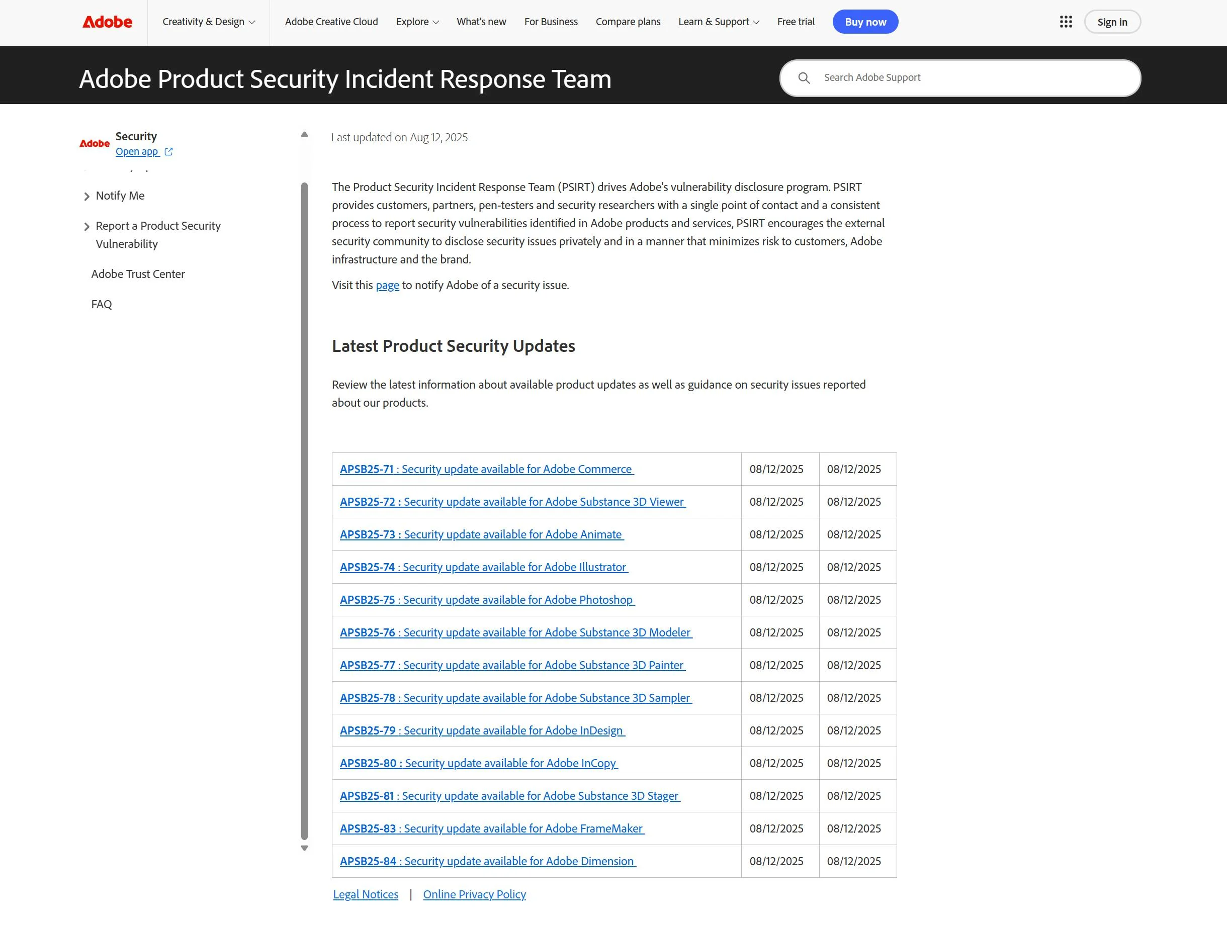 Magento security center