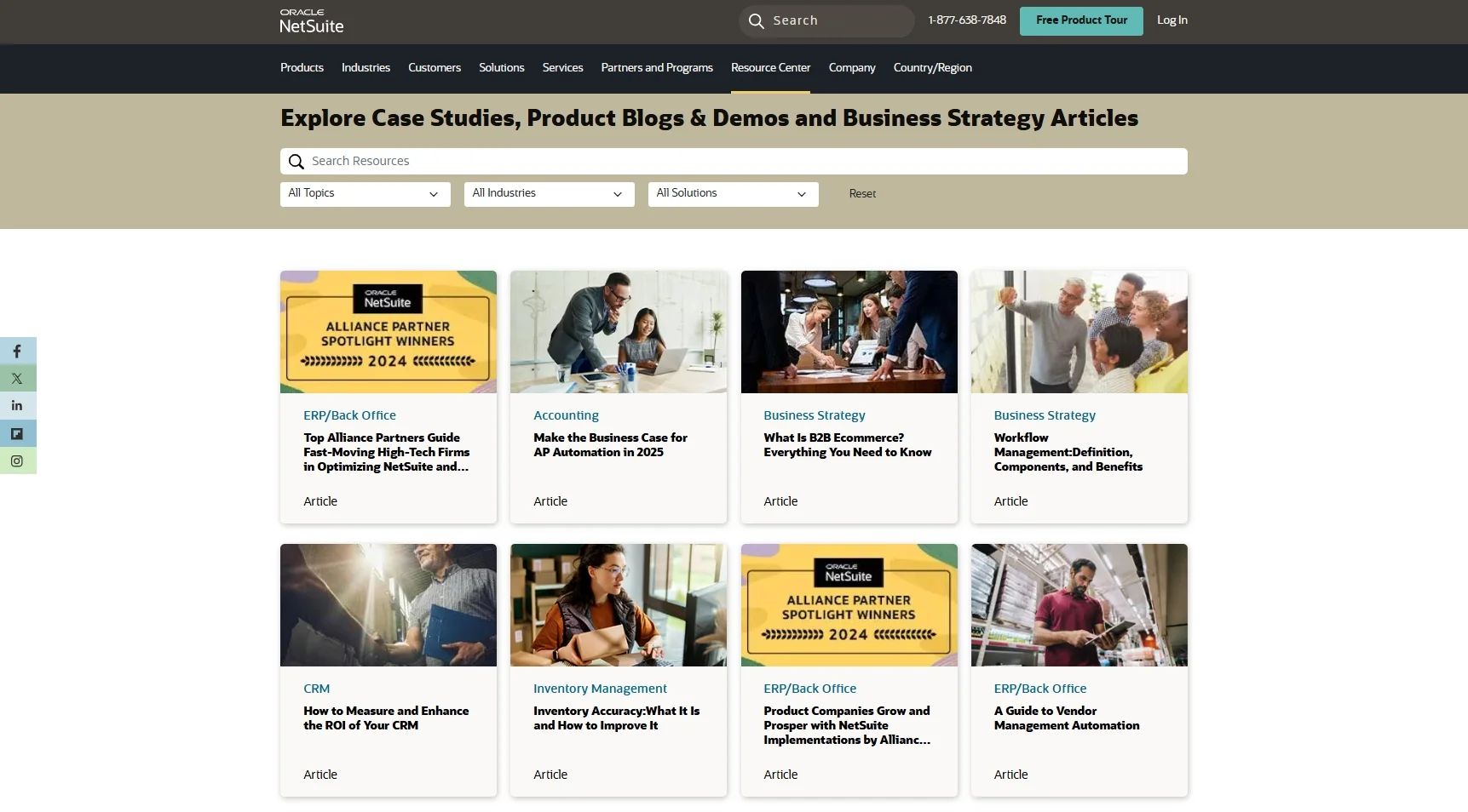 NetSuite resource center