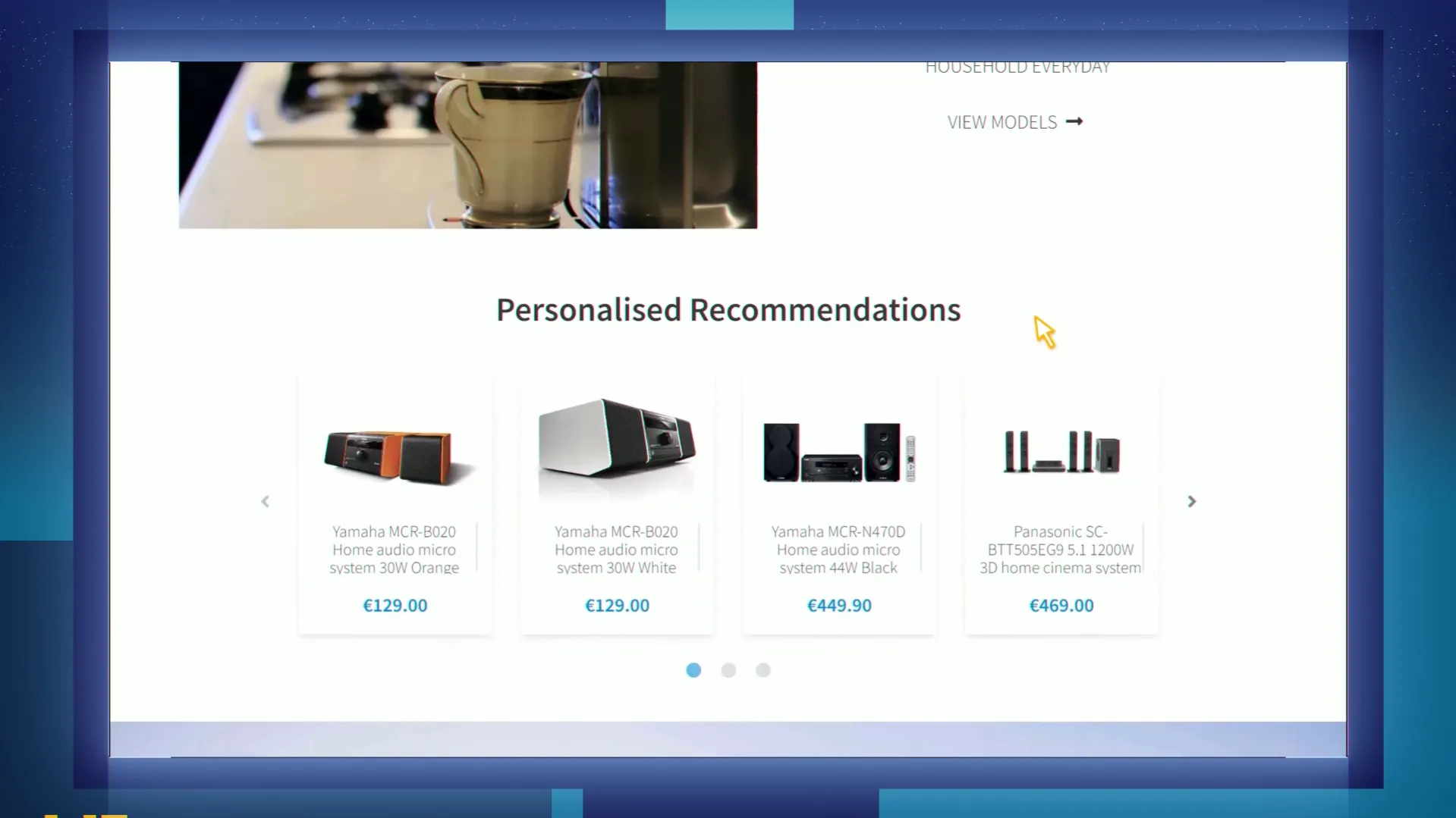 SAP personalized product carousels