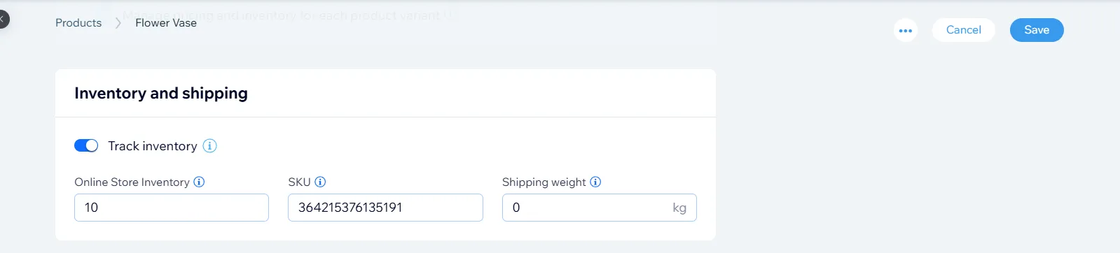 Option 2: Track the exact quantity level