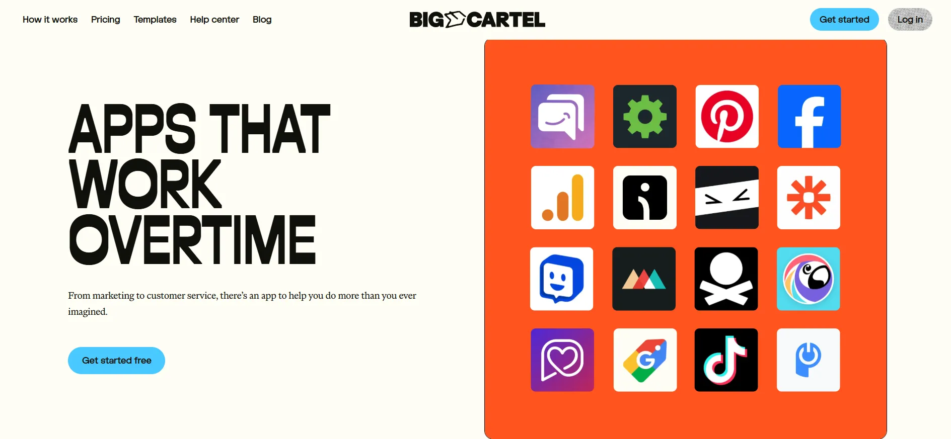 Big Cartel app store