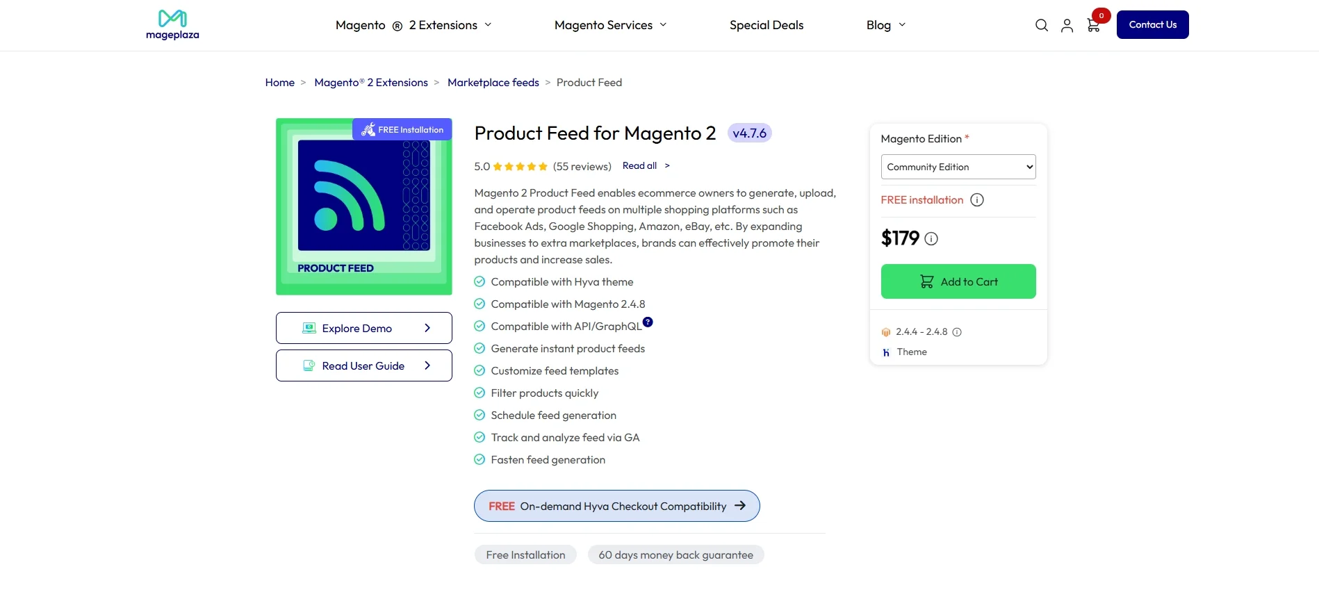 Mageplaza Product Feed for Magento 2