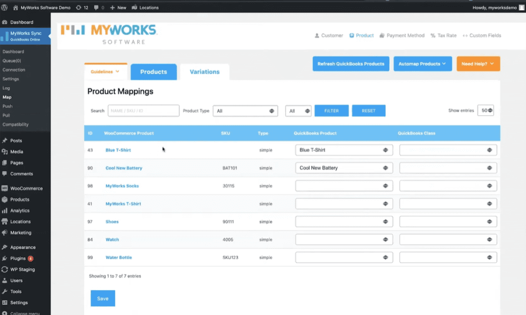 Step 4: Map the data fields
