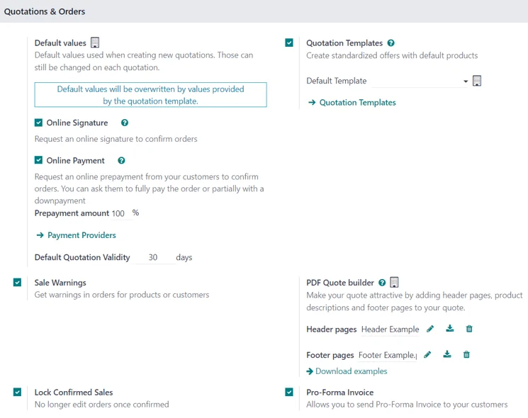 Odoo dashboard