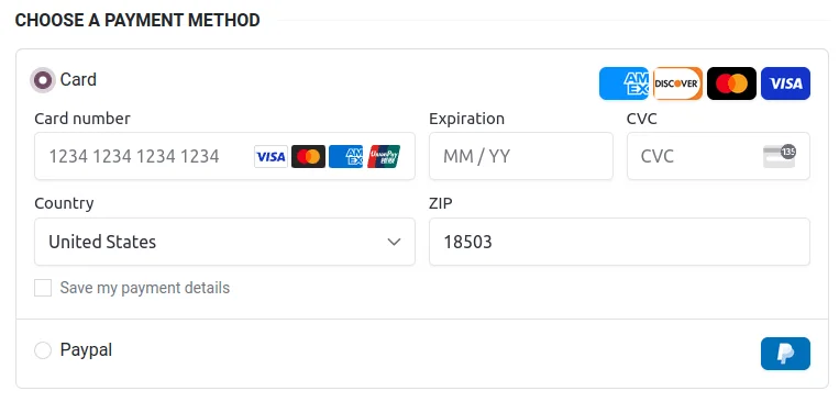 Odoo payment