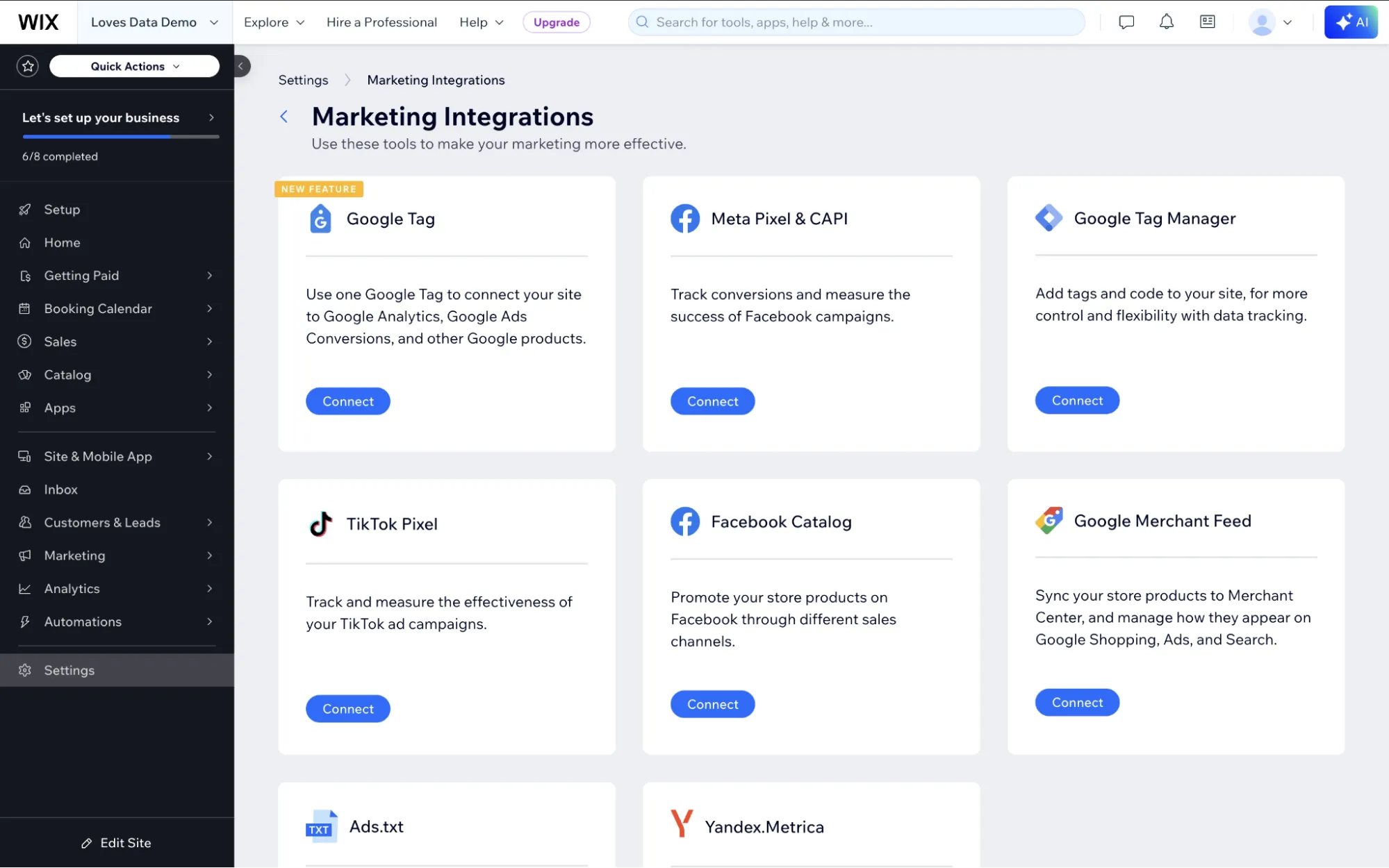 wix-google-integration