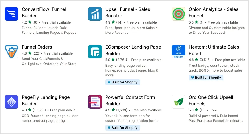 shopify-sales-funnels