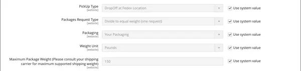 Configure package description and handling for FedEx