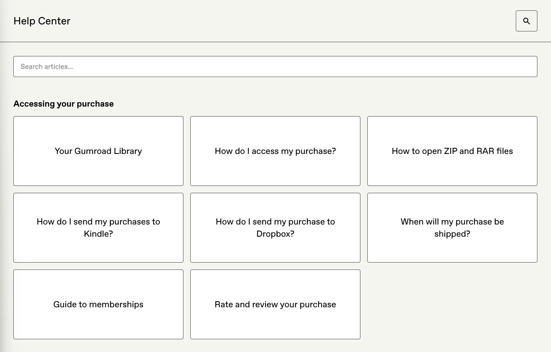 Gumroad Help Center
