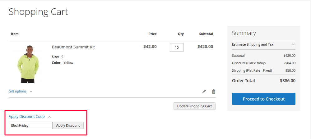 Review Magento pricing rules