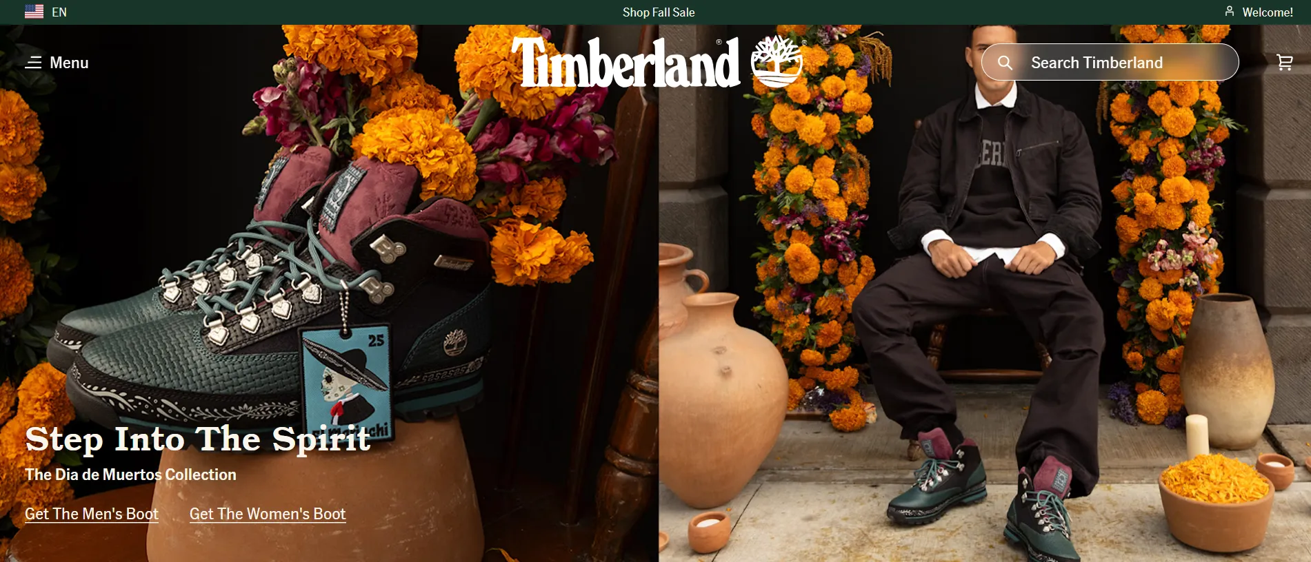 Timberland with Magento