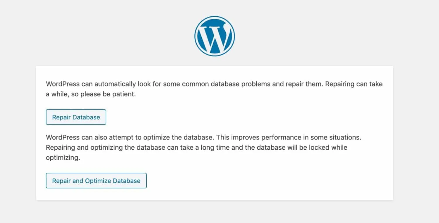 corrupt-wordpress-database