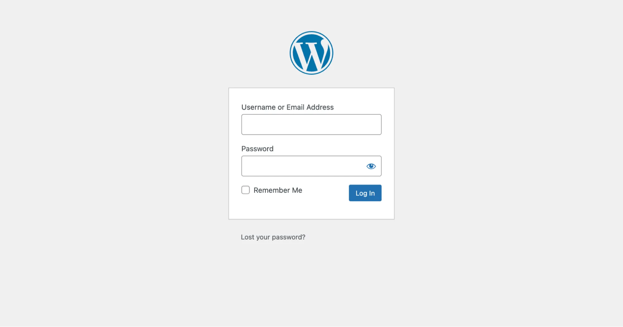 wordpress-logging-out