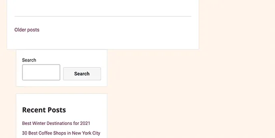 wordpress-sitebar-below-content