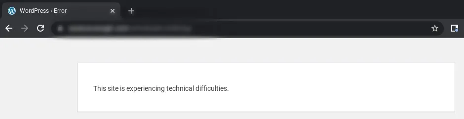 site-experiencing-technical-difficulties
