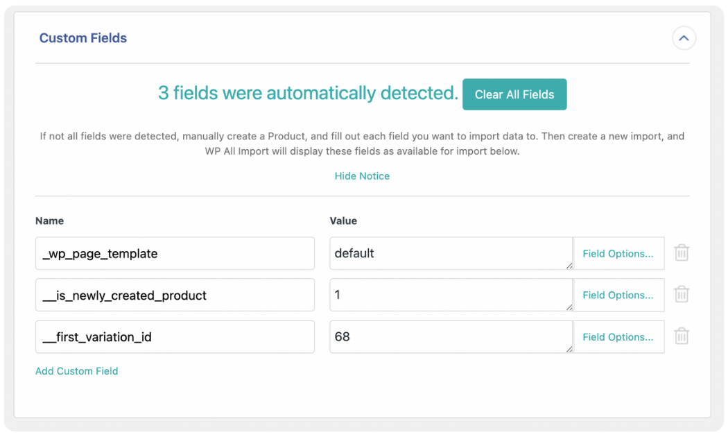 Step 5.4: Map custom fields