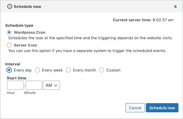 Option 1: Schedule the import WooCommerce product reviews