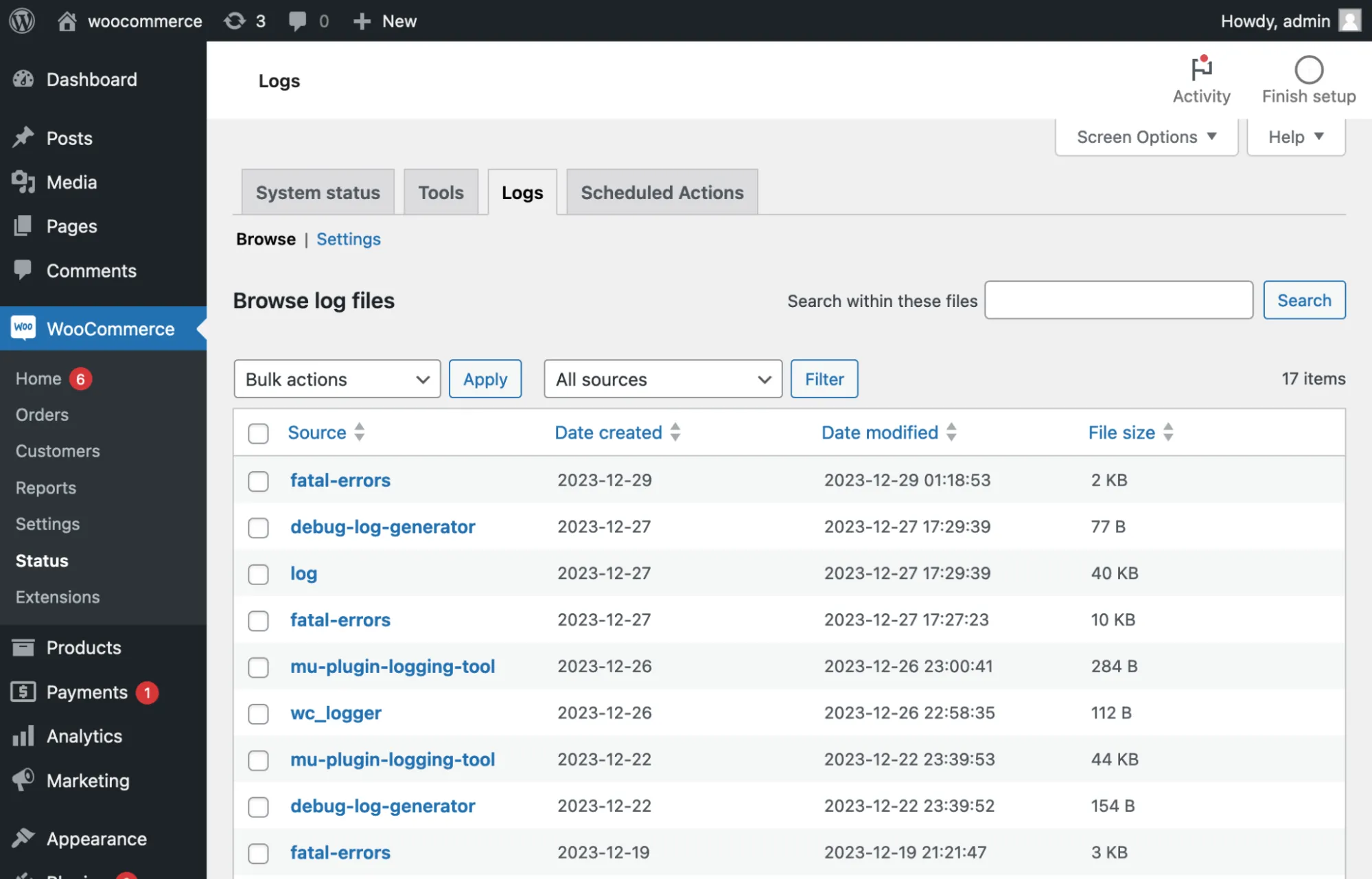 activity-log-woocommerce