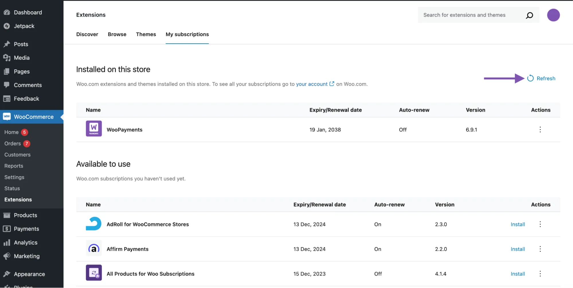 update-woocommerce-wordpress
