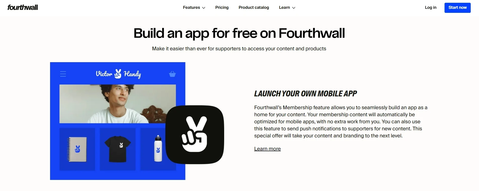 Build custom mobile app on Fourthwall