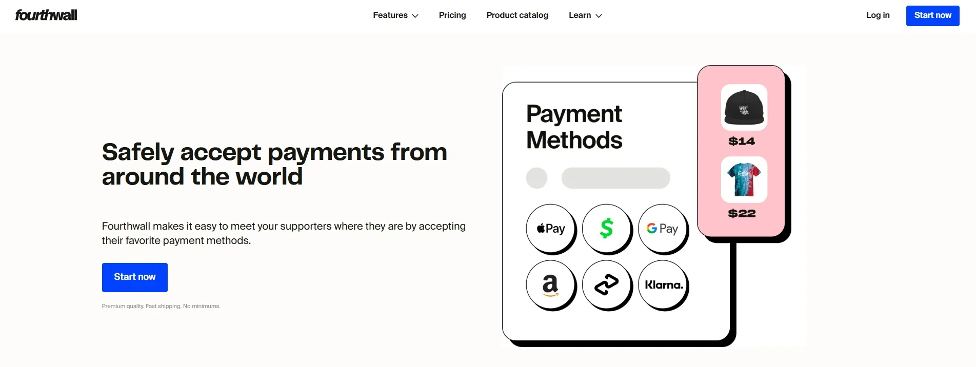 Fourthwall payment gateways