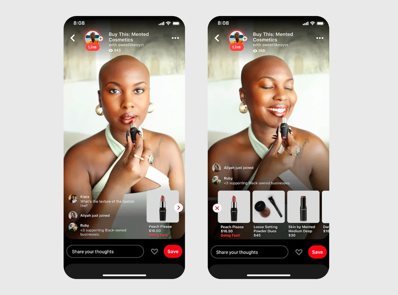 Livestream product demos