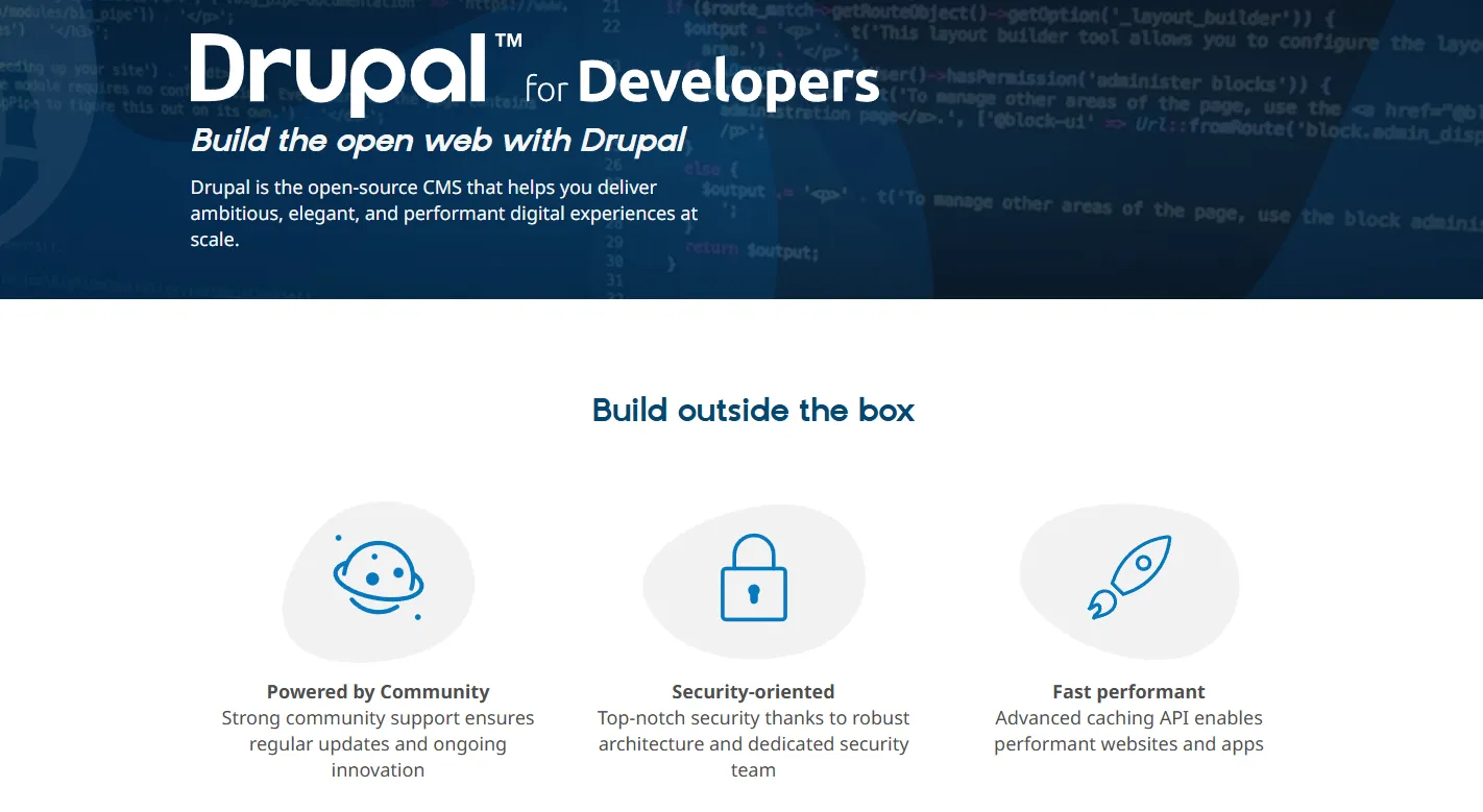 Drupal for developers