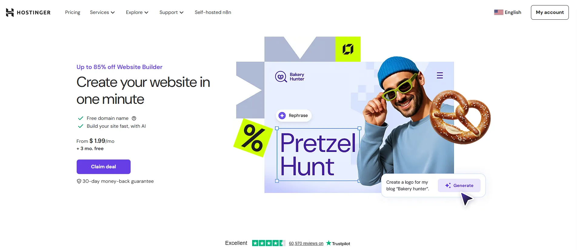 Hostinger website builder