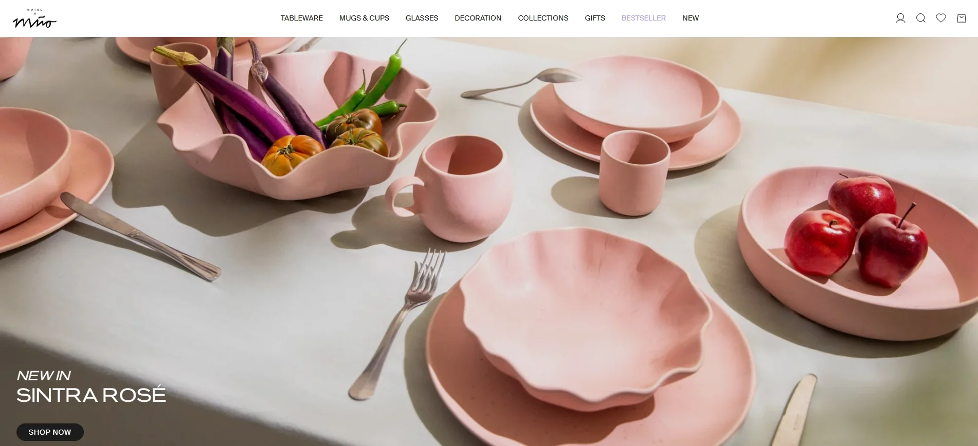 Motel a Miio website