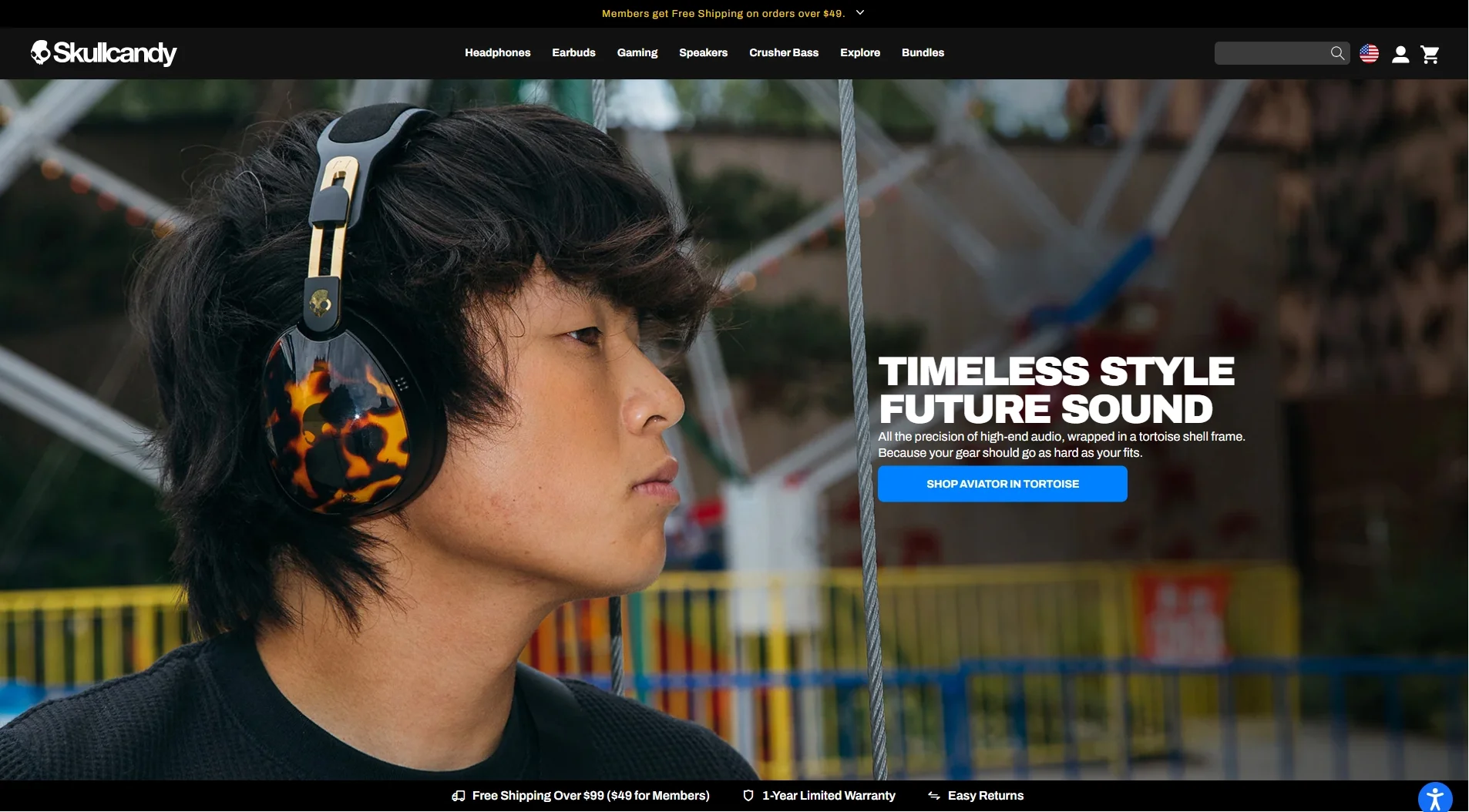 Skullcandy website