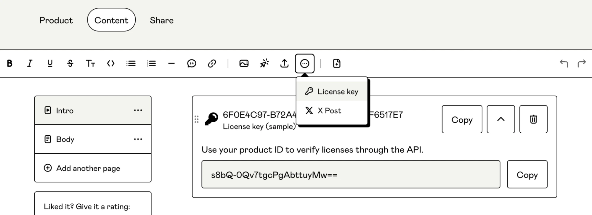 gumroad-license-keys