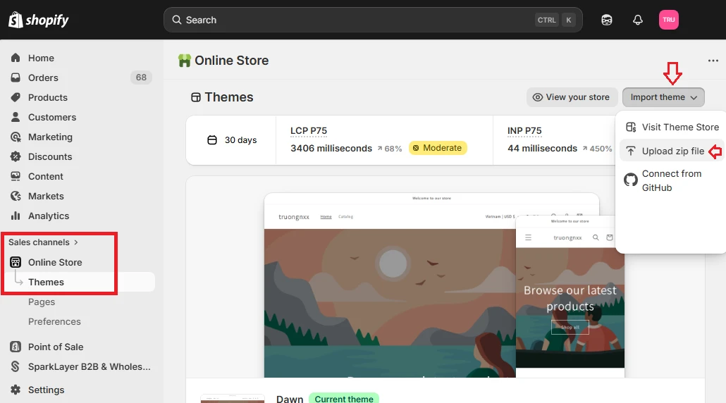 upload-shopify-theme